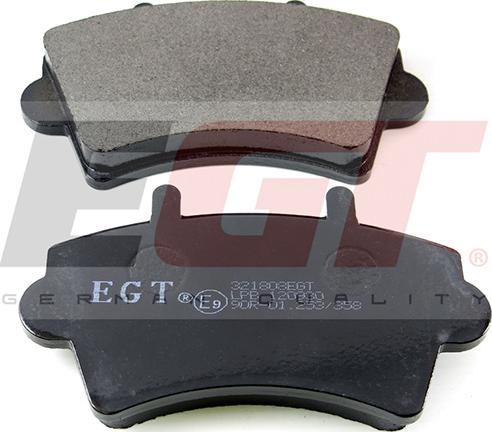 EGT 321808EGT - Kit de plaquettes de frein, frein à disque cwaw.fr