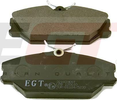 EGT 321839EGT - Kit de plaquettes de frein, frein à disque cwaw.fr