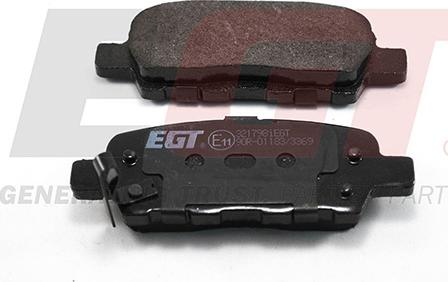 EGT 321798iEGT - Kit de plaquettes de frein, frein à disque cwaw.fr