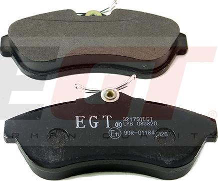 EGT 321797EGT - Kit de plaquettes de frein, frein à disque cwaw.fr