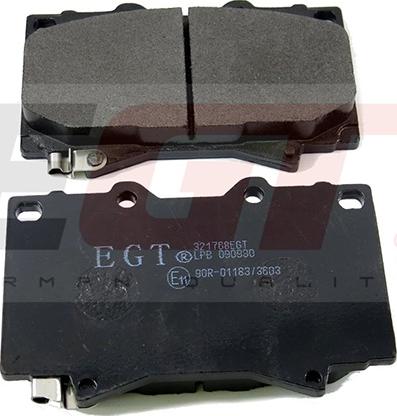 EGT 321768EGT - Kit de plaquettes de frein, frein à disque cwaw.fr