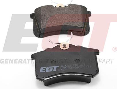 EGT 321710iEGT - Kit de plaquettes de frein, frein à disque cwaw.fr