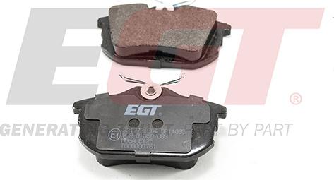 EGT 321772iEGT - Kit de plaquettes de frein, frein à disque cwaw.fr