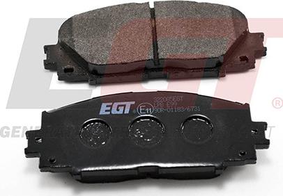 EGT 322085EGT - Kit de plaquettes de frein, frein à disque cwaw.fr