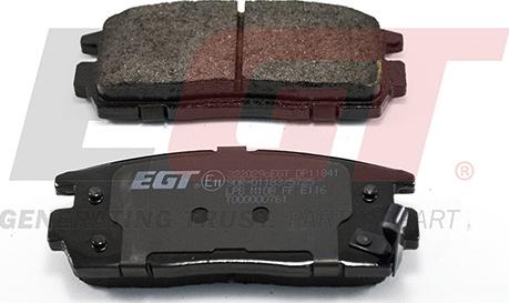 EGT 322029cEGT - Kit de plaquettes de frein, frein à disque cwaw.fr