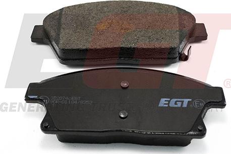 EGT 322074cEGT - Kit de plaquettes de frein, frein à disque cwaw.fr