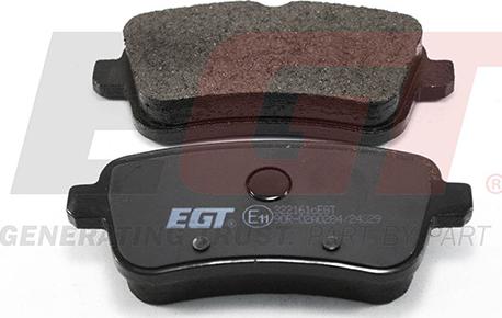 EGT 322161cEGT - Kit de plaquettes de frein, frein à disque cwaw.fr