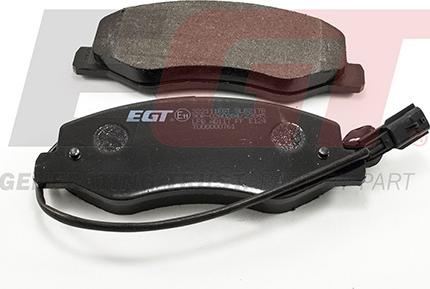 EGT 322111EGT - Kit de plaquettes de frein, frein à disque cwaw.fr