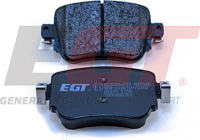 EGT 322209cEGT - Kit de plaquettes de frein, frein à disque cwaw.fr