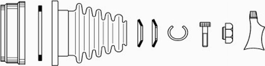 EKG 920289 - Jeu de joints, arbre de transmission cwaw.fr