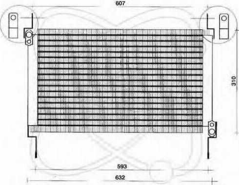 EACLIMA 30F0038 - Condensateur, climatisation cwaw.fr