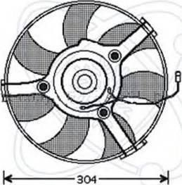 EACLIMA 32VB004 - Ventilateur, refroidissement du moteur cwaw.fr