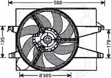 EACLIMA 32VG002 - Ventilateur, refroidissement du moteur cwaw.fr