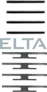 Elta Automotive EA9000 - Kit d'accessoires, plaquette de frein à disque cwaw.fr