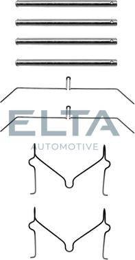 Elta Automotive EA8998 - Kit d'accessoires, plaquette de frein à disque cwaw.fr