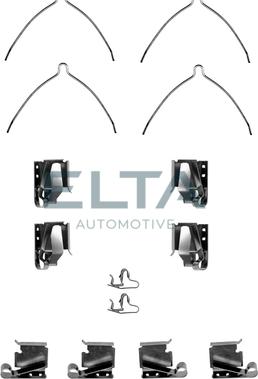 Elta Automotive EA8993 - Kit d'accessoires, plaquette de frein à disque cwaw.fr