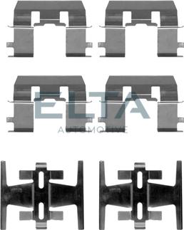 Elta Automotive EA8958 - Kit d'accessoires, plaquette de frein à disque cwaw.fr