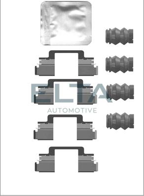 Elta Automotive EA8930 - Kit d'accessoires, plaquette de frein à disque cwaw.fr