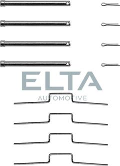 Elta Automotive EA8590 - Kit d'accessoires, plaquette de frein à disque cwaw.fr