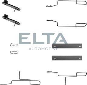 Elta Automotive EA8591 - Kit d'accessoires, plaquette de frein à disque cwaw.fr