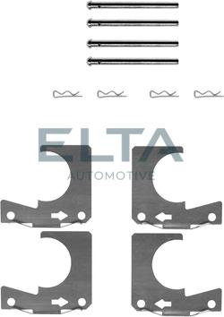 Elta Automotive EA8554 - Kit d'accessoires, plaquette de frein à disque cwaw.fr