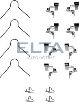 Elta Automotive EA8566 - Kit d'accessoires, plaquette de frein à disque cwaw.fr