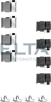 Elta Automotive EA8581 - Kit d'accessoires, plaquette de frein à disque cwaw.fr