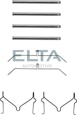 Elta Automotive EA8534 - Kit d'accessoires, plaquette de frein à disque cwaw.fr