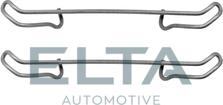 Elta Automotive EA8570 - Kit d'accessoires, plaquette de frein à disque cwaw.fr