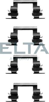 Elta Automotive EA8609 - Kit d'accessoires, plaquette de frein à disque cwaw.fr