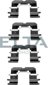 Elta Automotive EA8604 - Kit d'accessoires, plaquette de frein à disque cwaw.fr