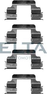 Elta Automotive EA8605 - Kit d'accessoires, plaquette de frein à disque cwaw.fr