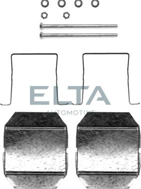 Elta Automotive EA8610 - Kit d'accessoires, plaquette de frein à disque cwaw.fr