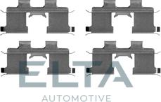 Elta Automotive EA8672 - Kit d'accessoires, plaquette de frein à disque cwaw.fr