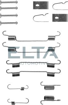 Elta Automotive EA8092 - Kit d'accessoires, mâchoire de frein cwaw.fr