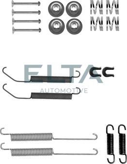 Elta Automotive EA8049 - Kit d'accessoires, mâchoire de frein cwaw.fr