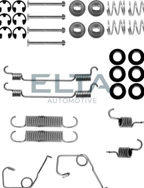 Elta Automotive EA8085 - Kit d'accessoires, mâchoire de frein cwaw.fr