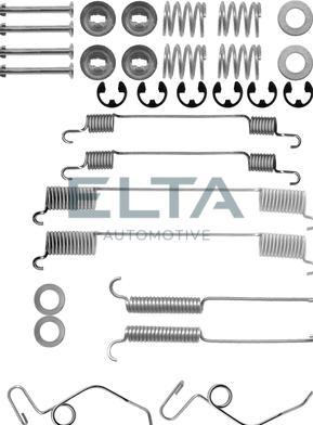 Elta Automotive EA8070 - Kit d'accessoires, mâchoire de frein cwaw.fr