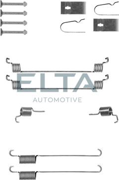 Elta Automotive EA8195 - Kit d'accessoires, mâchoire de frein cwaw.fr