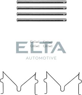 Elta Automotive EA8855 - Kit d'accessoires, plaquette de frein à disque cwaw.fr