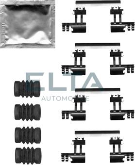 Elta Automotive EA8858 - Kit d'accessoires, plaquette de frein à disque cwaw.fr