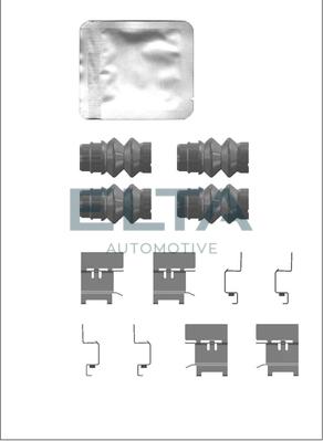 Elta Automotive EA8861 - Kit d'accessoires, plaquette de frein à disque cwaw.fr