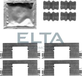 Elta Automotive EA8743 - Kit d'accessoires, plaquette de frein à disque cwaw.fr