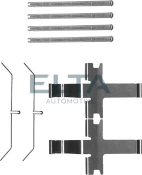 Elta Automotive EA8751 - Kit d'accessoires, plaquette de frein à disque cwaw.fr