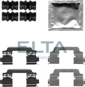 Elta Automotive EA8767 - Kit d'accessoires, plaquette de frein à disque cwaw.fr