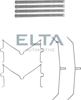 Elta Automotive EA8780 - Kit d'accessoires, plaquette de frein à disque cwaw.fr