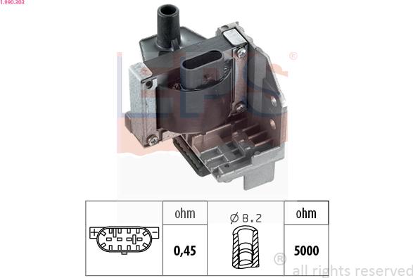 EPS 1.990.303 - Bobine d'allumage cwaw.fr