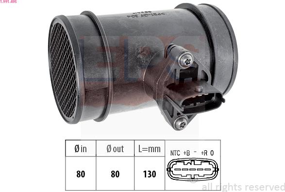 EPS 1.991.495 - Débitmètre de masse d'air cwaw.fr