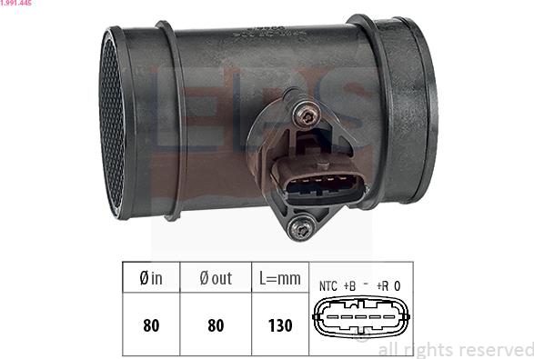 EPS 1.991.445 - Débitmètre de masse d'air cwaw.fr