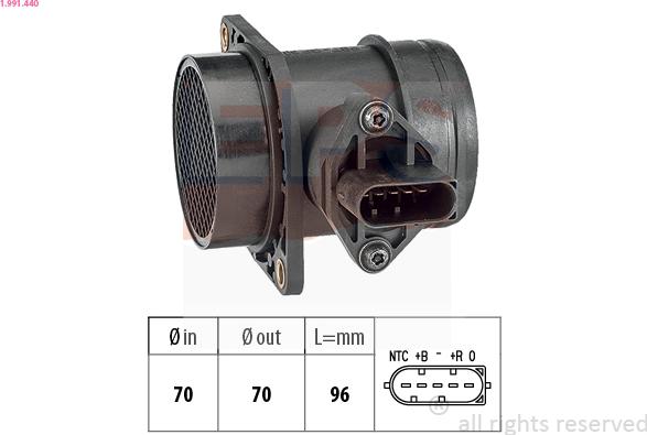 EPS 1.991.440 - Débitmètre de masse d'air cwaw.fr